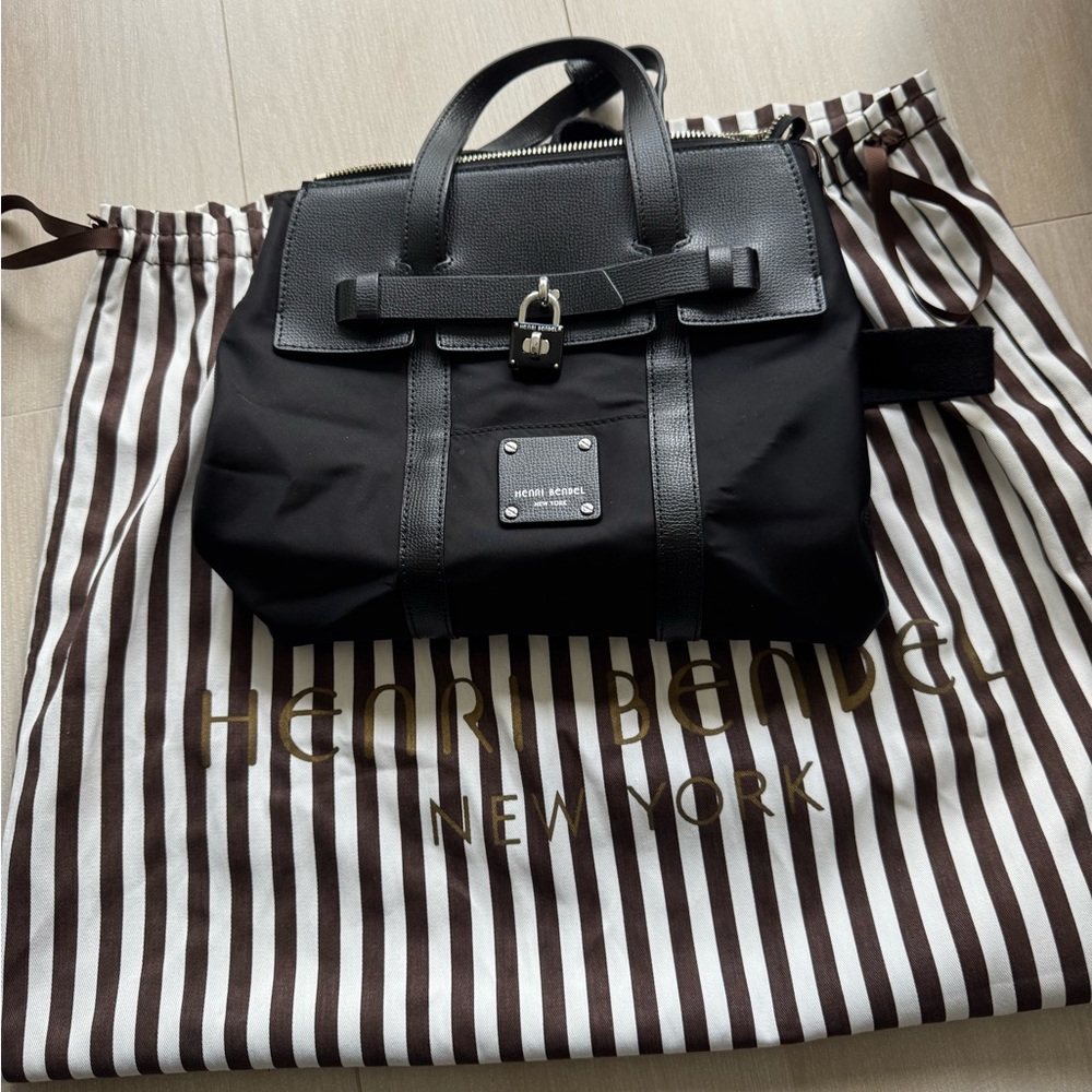 Henri Bendel Dual Black Purse or Backpack